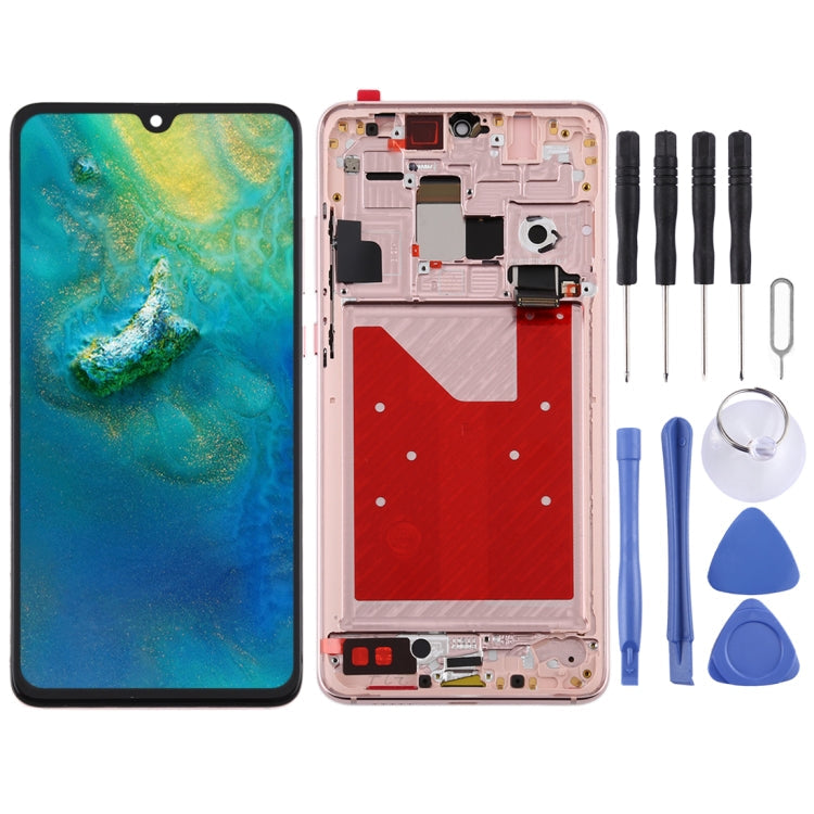 Original OLED LCD Screen for Huawei Mate 20 Digitizer Full Assembly with Frame(Gold) Eurekaonline