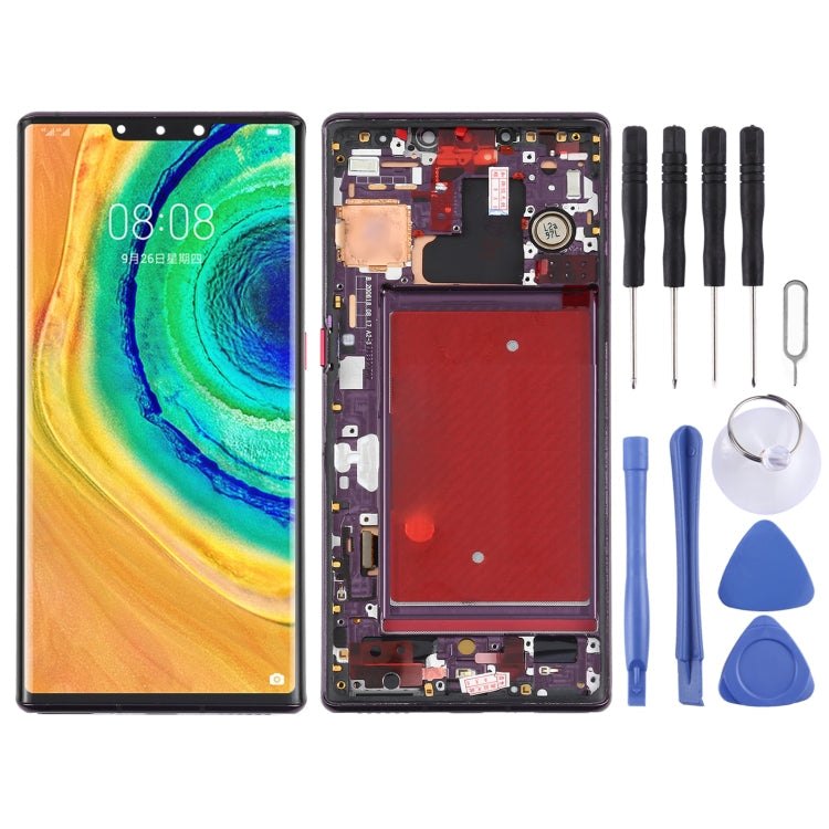 Original OLED LCD Screen for Huawei Mate 30 Pro Digitizer Full Assembly with Frame (Purple) Eurekaonline