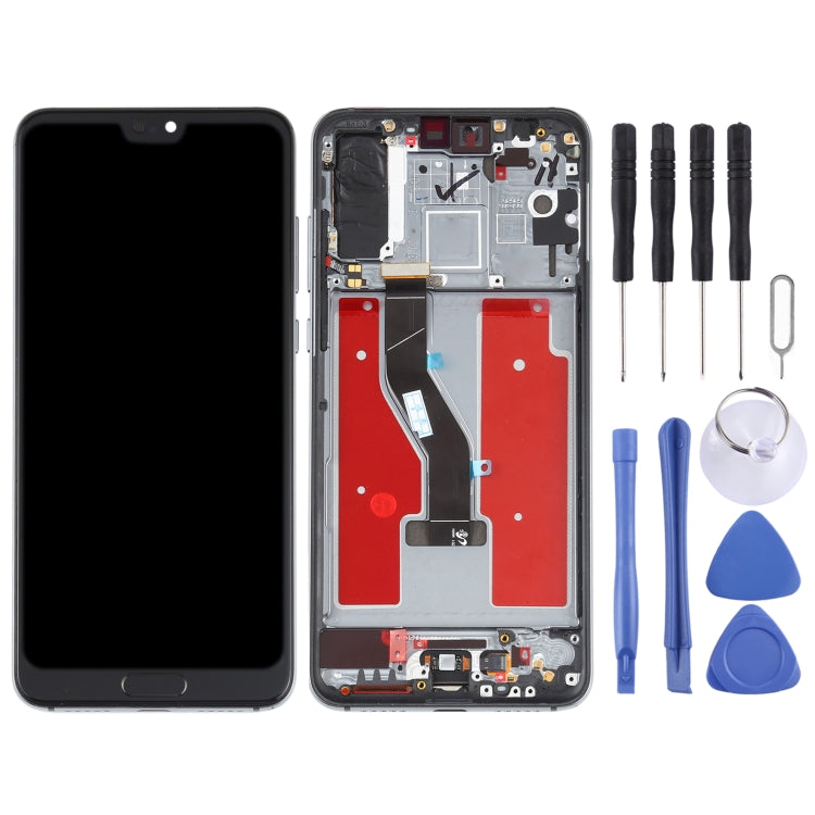 Original OLED LCD Screen for Huawei P20 Pro Digitizer Full Assembly with Frame(Blue) Eurekaonline