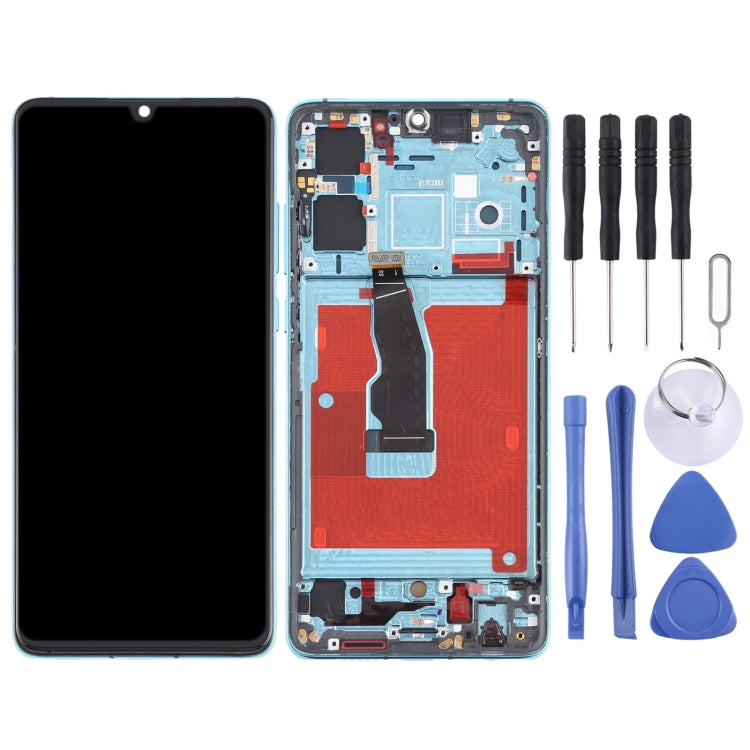Original OLED LCD Screen for Huawei P30 Digitizer Full Assembly With Frame(Twilight) Eurekaonline