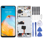 Original OLED LCD Screen for Huawei P40 Digitizer Full Assembly with Frame(Silver) Eurekaonline