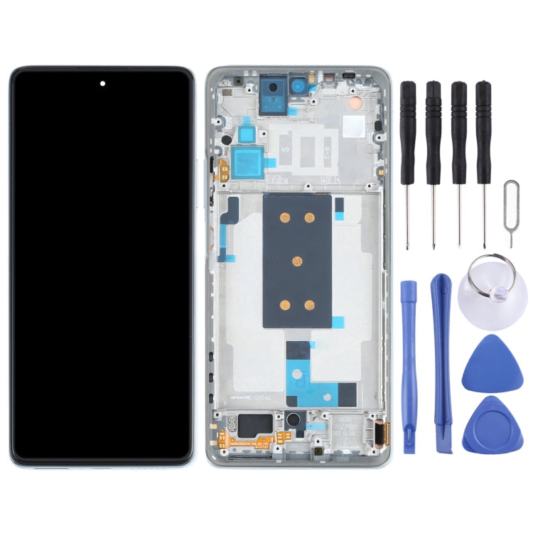  11T Pro Digitizer Full Assembly with Frame(Silver) Eurekaonline