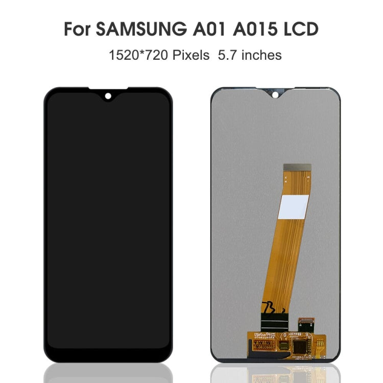 Original PLS TFT LCD Screen (Flex Cable Wide) for Samsung Galaxy A01 (Black) Eurekaonline