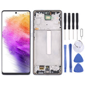Original Super AMOLED LCD Screen For Samsung Galaxy A73 5G SM-A736B Digitizer Full Assembly with Frame Eurekaonline