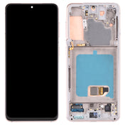 Original Super AMOLED LCD Screen For Samsung Galaxy S21 4G/S21 5G SM-G990 SM-G991 Digitizer Full Assembly with Frame (Gold) Eurekaonline