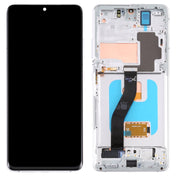 Original Super AMOLED LCD Screen For Samsung Galaxy S21 Ultra 5G SM-G998B Digitizer Full Assembly with Frame (Silver) Eurekaonline