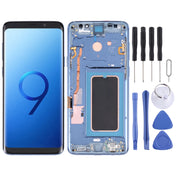 Original Super AMOLED LCD Screen for Galaxy S9 / G960F / DS / G960U / G960W / G9600 Digitizer Full Assembly with Frame (Blue) Eurekaonline