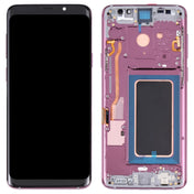 Original Super AMOLED LCD Screen for Galaxy S9 / G960F / DS / G960U / G960W / G9600 Digitizer Full Assembly with Frame (Purple) Eurekaonline