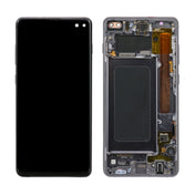 Original Super AMOLED LCD Screen for Samsung Galaxy S10+ Digitizer Full Assembly with Frame (Black) Eurekaonline
