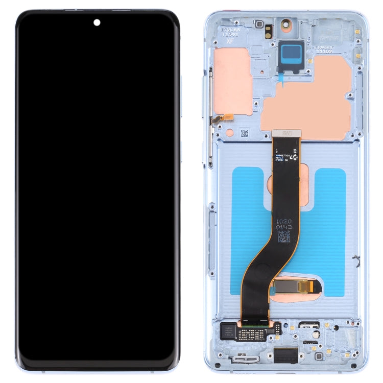G985 Digitizer Full Assembly with Frame (Blue) Eurekaonline