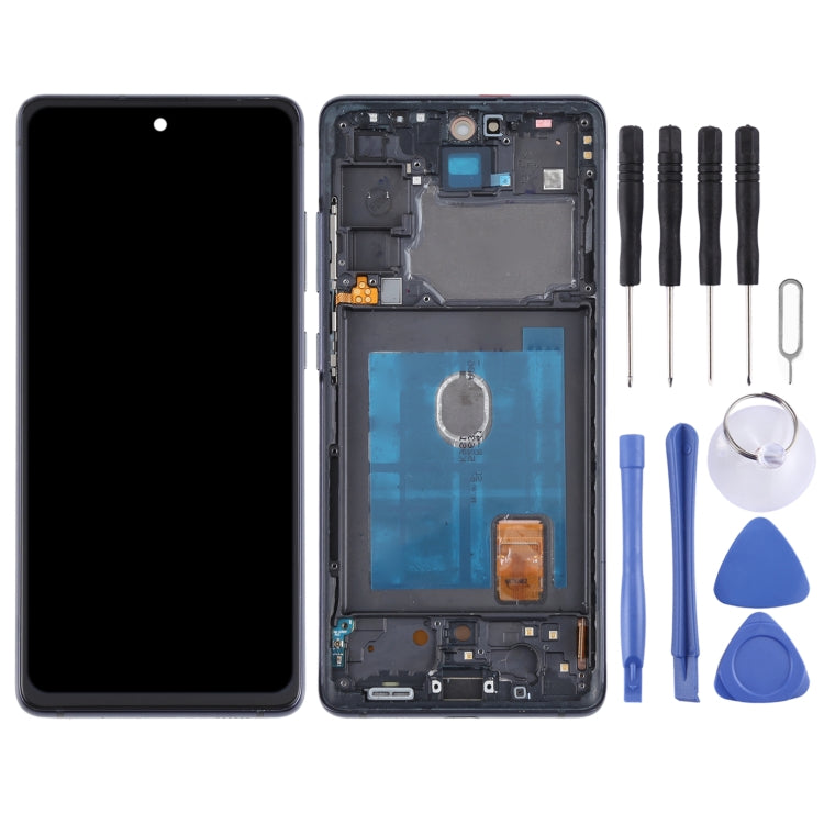 Original Super AMOLED LCD Screen for Samsung Galaxy S20 FE 4G SM-G780 Digitizer Full Assembly with Frame (Blue) Eurekaonline