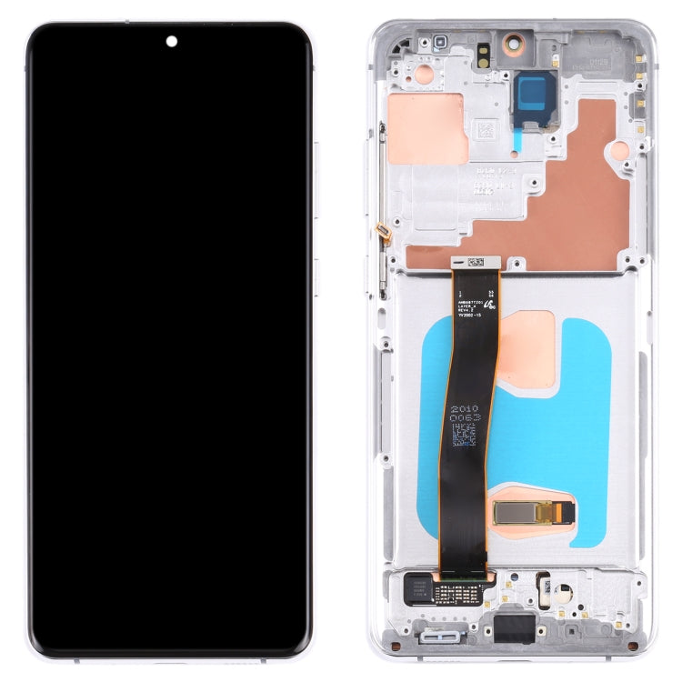 S20 Ultra 5G Digitizer Full Assembly with Frame (Silver) Eurekaonline