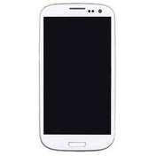 Original Super AMOLED LCD Screen for Samsung Galaxy SIII / i9300 Digitizer Full Assembly with Frame (White) Eurekaonline