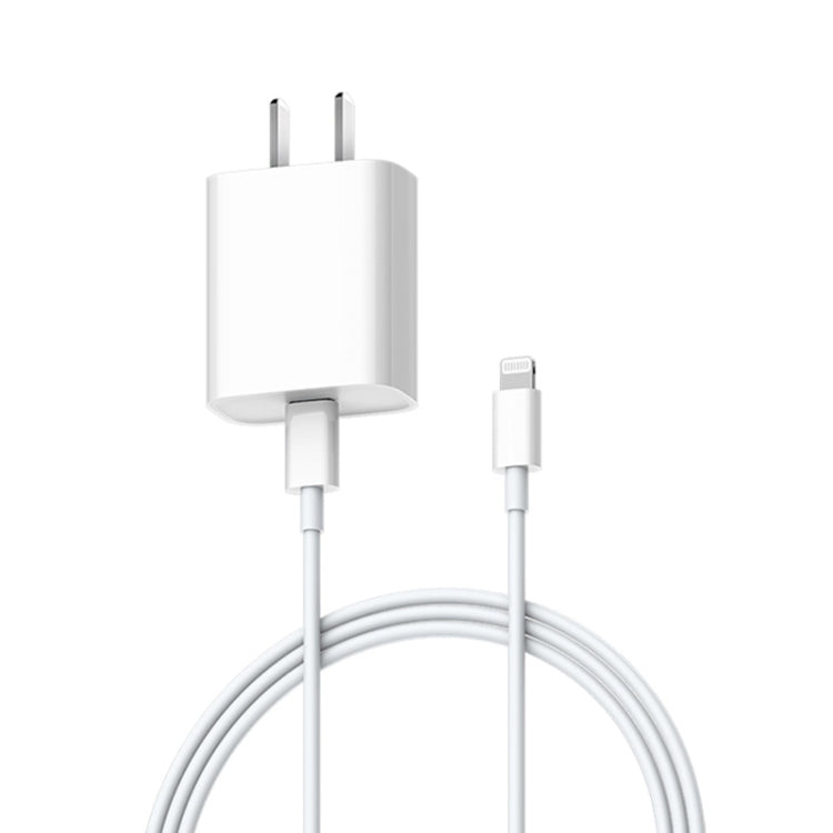 Original Xiaomi 20W MFi Certification USB-C / Type-C Charger with 8 Pin Cable, US Plug (White) Eurekaonline