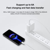 Original Xiaomi 6A USB to USB-C / Type-C Fast Charging Data Cable, Length: 1m Eurekaonline