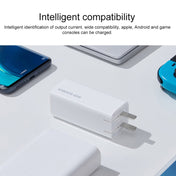 Original Xiaomi AD652G 65W Type-C / USB-C + USB GaN Travel Charger Power Adapter, CN Plug(White) Eurekaonline