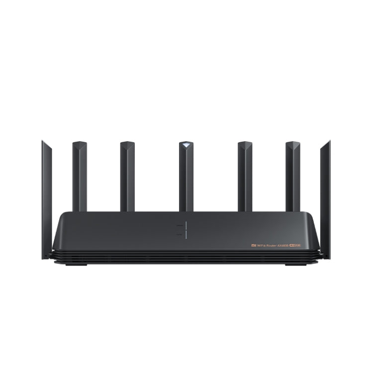 Original Xiaomi AX6000 WiFi Router 6000Mbs 6-channel Independent Signal Amplifier Wireless Router Repeater with 7 Antennas, US Plug(Black) Eurekaonline