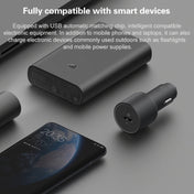 Original Xiaomi CC07ZM 100W Dual Ports USB + USB-C / Type-C Car Charger Fast Charging Version 1A1C Eurekaonline