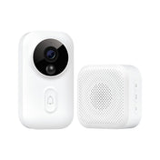 Original Xiaomi Mijia 1280x720P Smart Video Visual Doorbell with Doorbell Receiver, Support Infrared Night Vision & Change Voice Intercom & Real-time Video Viewing(White) Eurekaonline