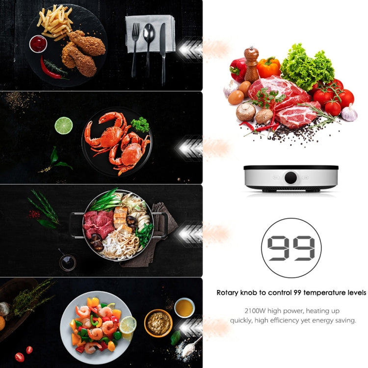 Original Xiaomi Mijia 2100W OLED Screen Induction Cooker 2 NFC Connection App Control, US Plug Eurekaonline