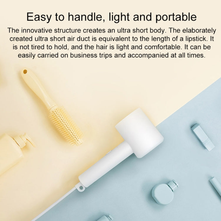 Original Xiaomi Mijia H300 Negative Ion Quick Drying Electric Hair Dryer, US Plug(White) Eurekaonline