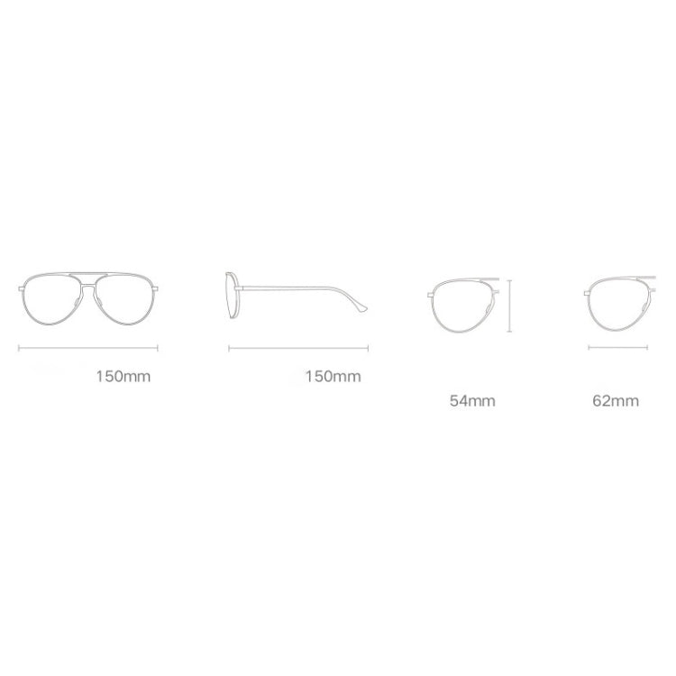 Original Xiaomi Mijia Luke UV400 Polarized Sunglasses(Grey) Eurekaonline