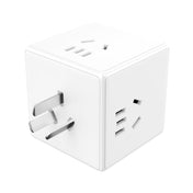 Original Xiaomi Mijia MJZHQ3-01QM Wireless Edition 5V 2.1A 3 USB Interface Cube Shape Multifunctional Charger Power Converter(White) Eurekaonline