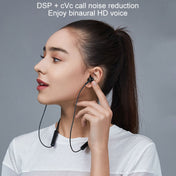 Original Xiaomi Neck-mounted Wire-controlled Bluetooth Earphone Line Free, Supports HD Call / Voice Assistant (Grey) Eurekaonline