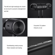 Original Xiaomi Neck-mounted Wire-controlled Bluetooth Earphone Line Free, Supports HD Call / Voice Assistant (Grey) Eurekaonline