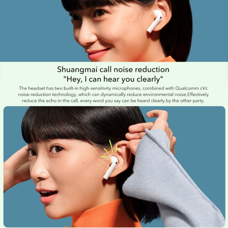 Original Xiaomi Redmi Buds 3 TWS Dual Mic Noise Reduction Bluetooth Earphone (White) Eurekaonline