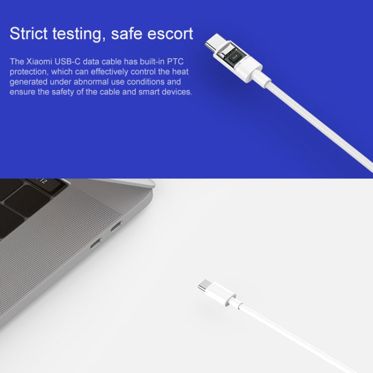Original Xiaomi USB to USB-C / Type-C Data Cable Normal Version, Cable Length: 1m (White) Eurekaonline
