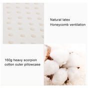 Original Xiaomi Youpin 8H Z2 Natural Latex Pillow Soft Breathable Spine Protection Massage Care Pillow with Cotton Pillowcase Eurekaonline