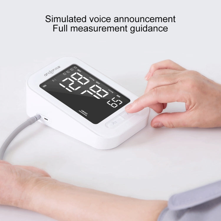 Original Xiaomi Youpin Andon Intelligent Blood Pressure Monitor(White) Eurekaonline