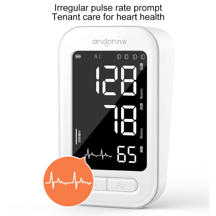 Original Xiaomi Youpin Andon Intelligent Blood Pressure Monitor(White) Eurekaonline