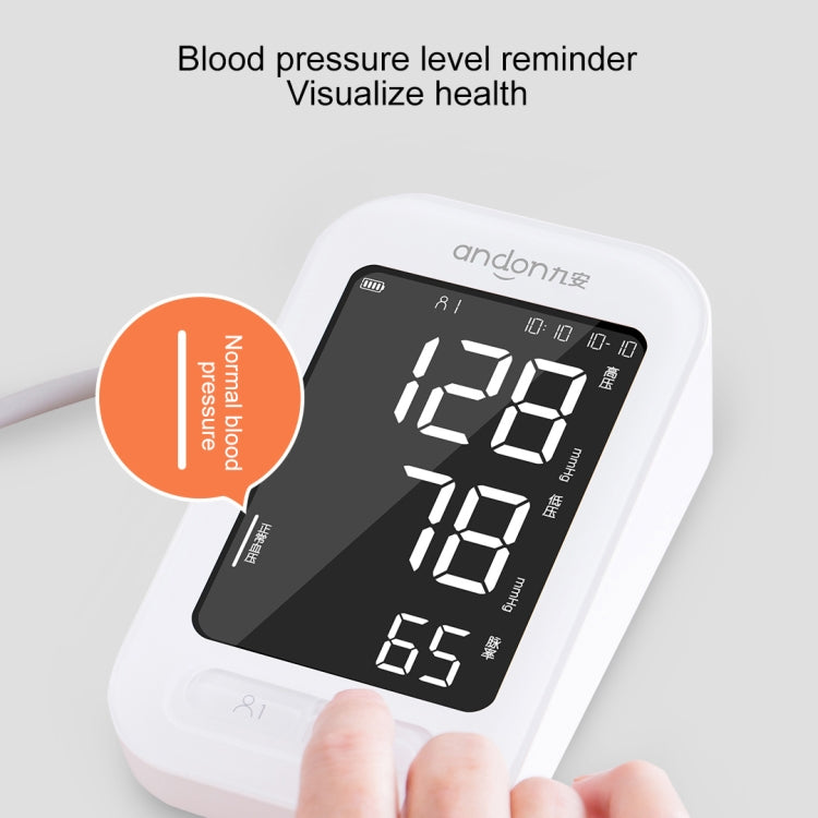 Original Xiaomi Youpin Andon Intelligent Blood Pressure Monitor(White) Eurekaonline