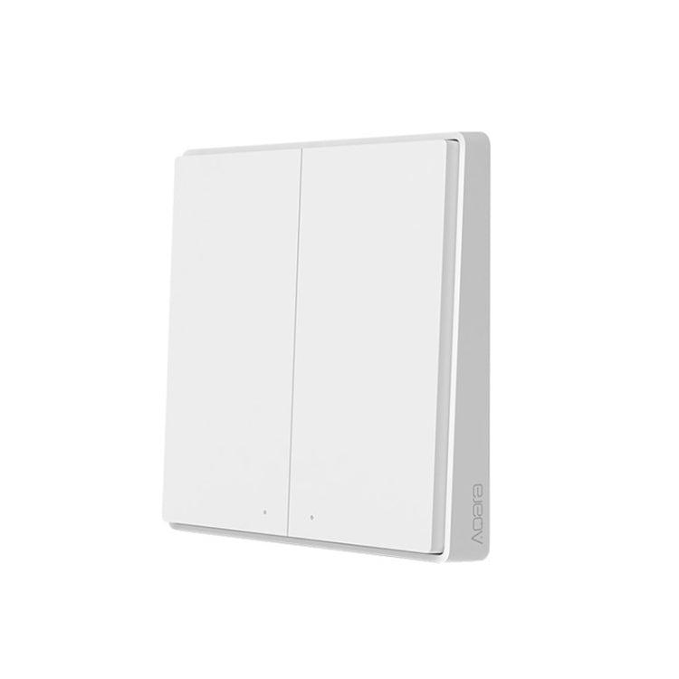 Original Xiaomi Youpin Aqara Smart Light Control Double Key Wall-mounted Wireless Switch D1(White) Eurekaonline
