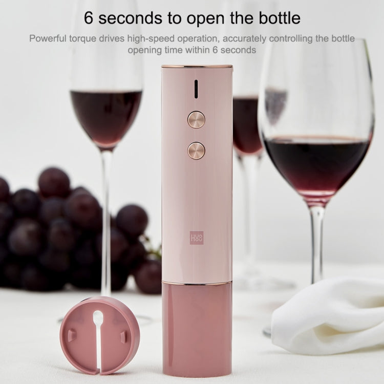 Original Xiaomi Youpin Huohou Electric Automatic Red Wine Bottle Opener (Black) Eurekaonline