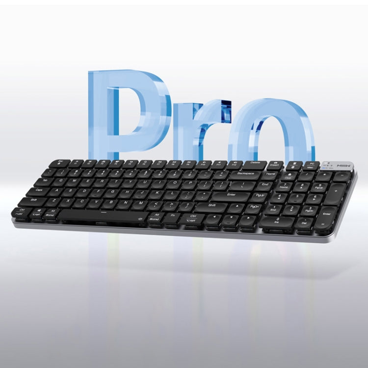 Original Xiaomi Youpin MWWMKP01 102 Keys MIIIW Wireless Dual-mode Low Axis Mechanical Keyboard PRO, Blue Shaft Version Eurekaonline