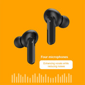 Original Xiaomi Youpin QCY T10 Pro Bluetooth 5.2 In-Ear HiFi Earphone Support Pop-up Pairing(Black) Eurekaonline