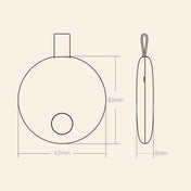 Original Xiaomi Youpin Ranres Intelligent Anti-lost Device Smart Positioning Finder, Lite Version(White) Eurekaonline