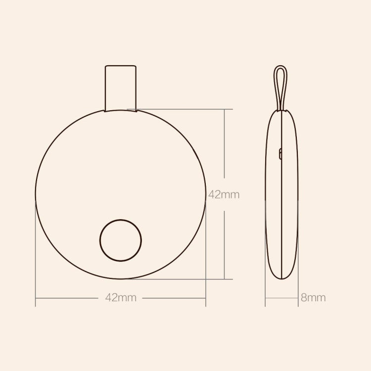 Original Xiaomi Youpin Ranres Intelligent Anti-lost Device Smart Positioning Finder, Lite Version(White) Eurekaonline
