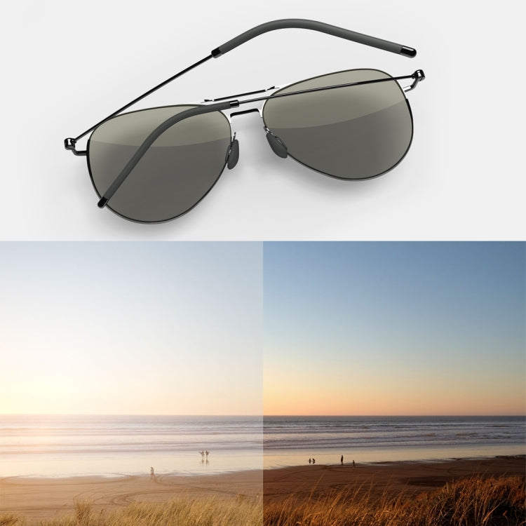 Original Xiaomi Youpin TS Computer Glasses Polarized UV Lens Sunglasses, 304H Stainless Steel Gravity Rear Frame(Black) Eurekaonline