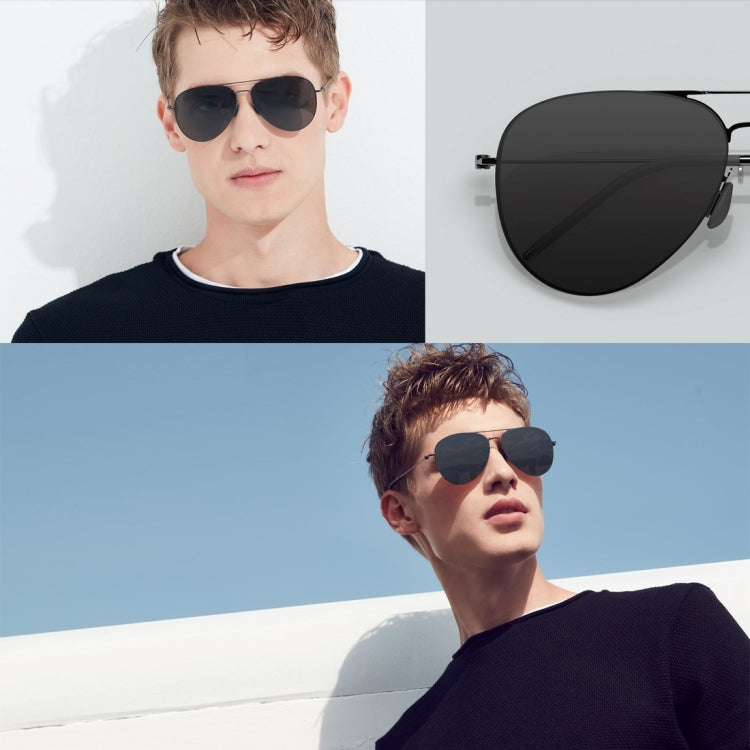 Original Xiaomi Youpin TS Computer Glasses Polarized UV Lens Sunglasses, 304H Stainless Steel Gravity Rear Frame(Black) Eurekaonline