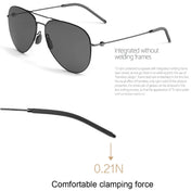 Original Xiaomi Youpin TS Computer Glasses Polarized UV Lens Sunglasses, 304H Stainless Steel Gravity Rear Frame(Gold) Eurekaonline