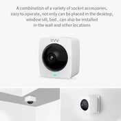 Original Xiaomi Youpin XiaoVV 1080P 2 Million Pixel Smart Panoramic Camera, Support Infrared Night Vision & AI Humanoid Detection & Voice Intercom & 128GB Micro SD Card, US Plug(White) Eurekaonline