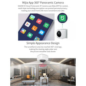 Original Xiaomi Youpin XiaoVV 1080P 2 Million Pixel Smart Panoramic Camera, Support Infrared Night Vision & AI Humanoid Detection & Voice Intercom & 128GB Micro SD Card, US Plug(White) Eurekaonline