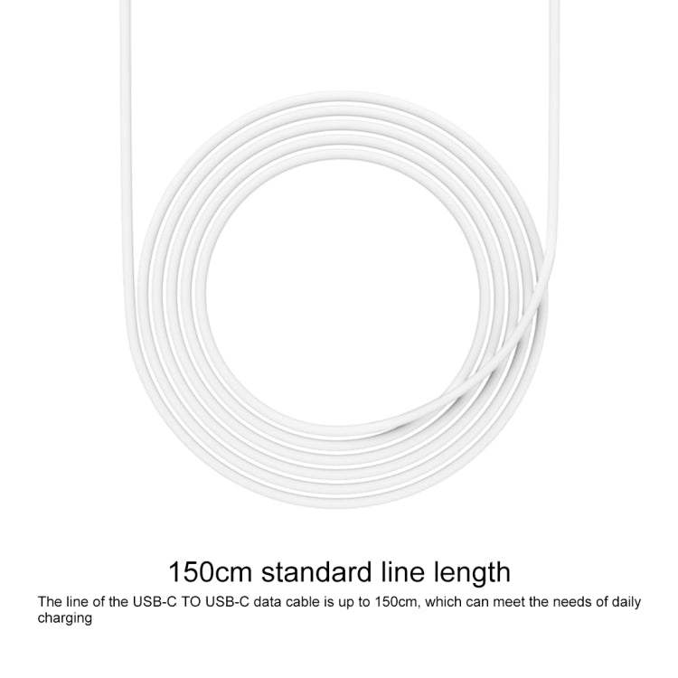 Original Xiaomi ZMI Type-C / USB-C to USB-C Charging Cable, Length: 1.5m(White) Eurekaonline