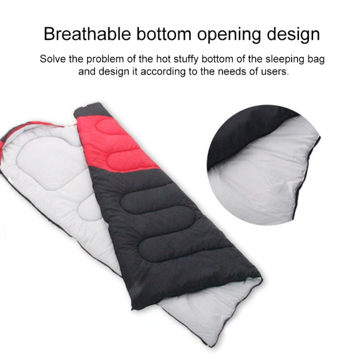 Outdoor Camping Sleeping Bag Splicing Indoor Cotton Sleeping Bed, Size: 210x80cm, Weight: 2.2kg (Red) Eurekaonline