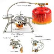 Outdoor Camping Tool Camp Stove BBQ Cooking Portable Gas Stove Split Gas Furnace Eurekaonline