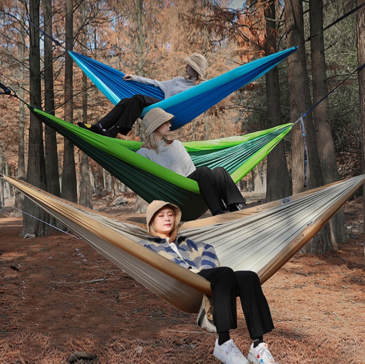 Outdoor Double Inflatable Hammock Anti-Rollover Camping Swing, Size: 270x140cm(Royal Blue) Eurekaonline